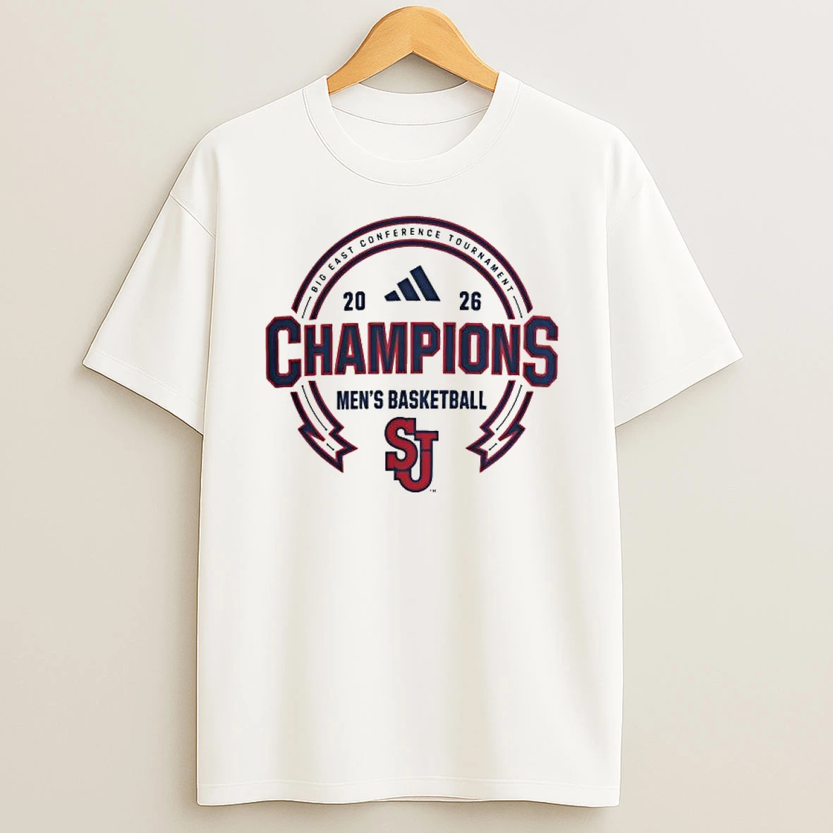 St Johns Red Storm Mens Basketball Big East Champions 2026 T Shirt