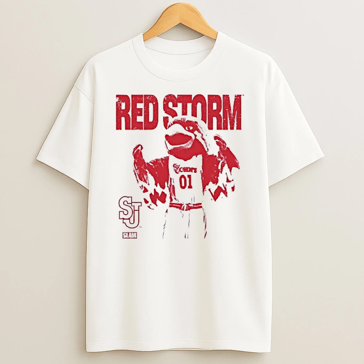 St Johns Red Storm Mascot Mode T Shirt