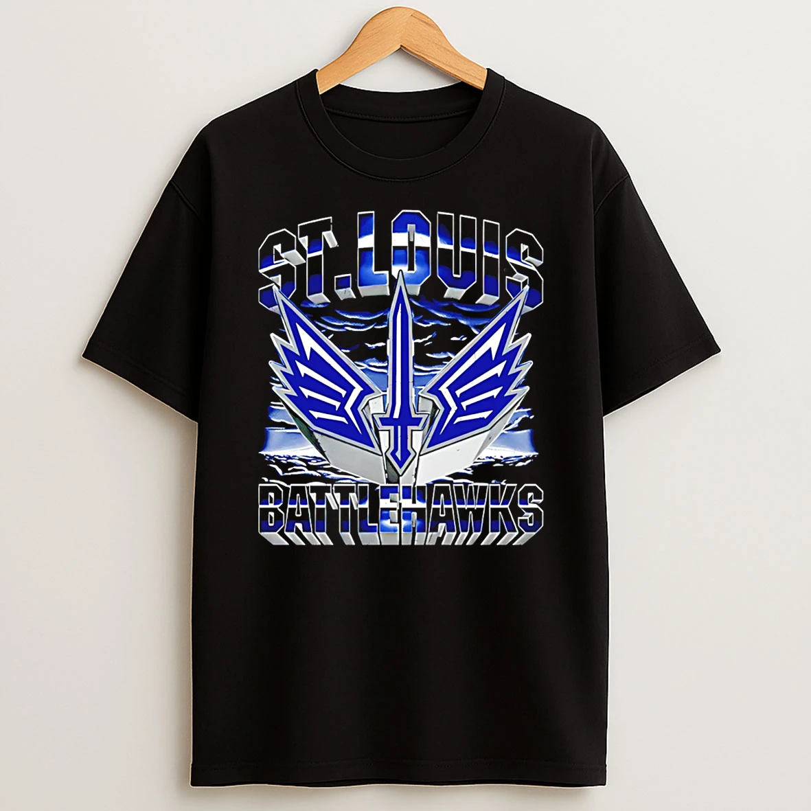 St Louis Battlehawks Logo Vintage T Shirt