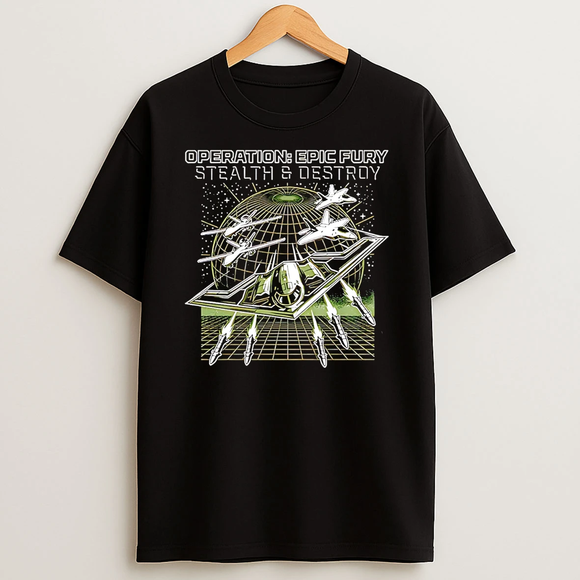 Stealth And Destroy Operation Epic Fury B 2 T Shirt