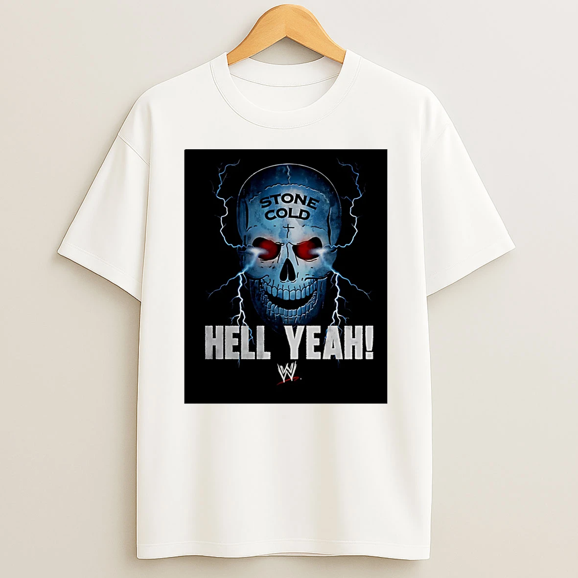 Stone Cold Steve Austin Hell Yeah Skull T Shirt