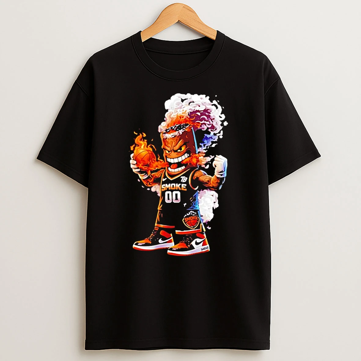 Strizzo Tampa Bay Smoke Cartoon T Shirt