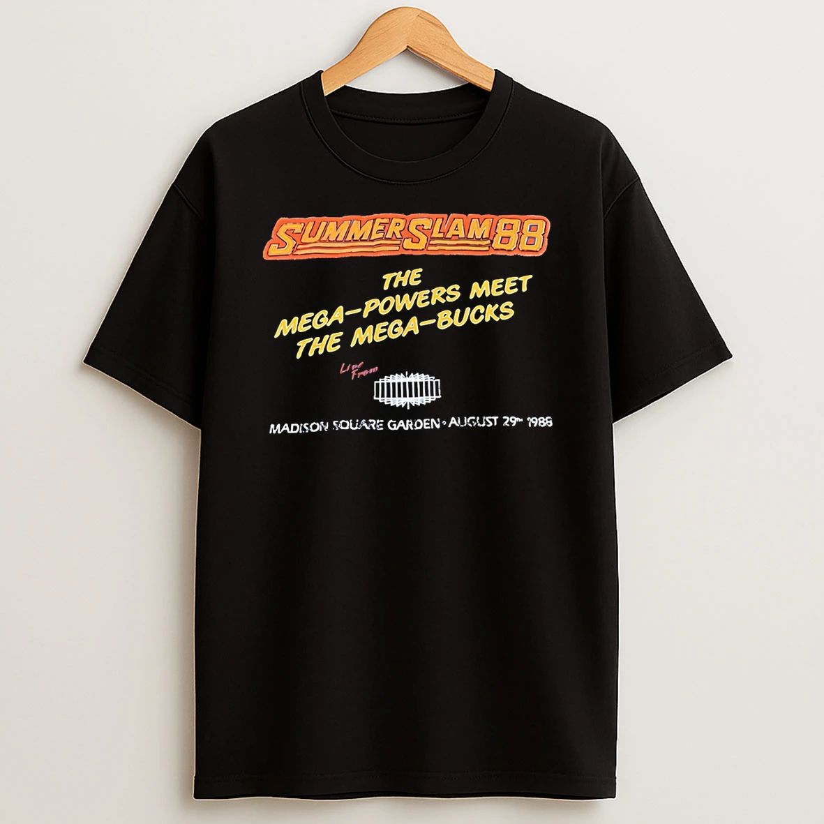 Summerslam 88 The Mega Powers Meet The Mega Bucks T Shirt