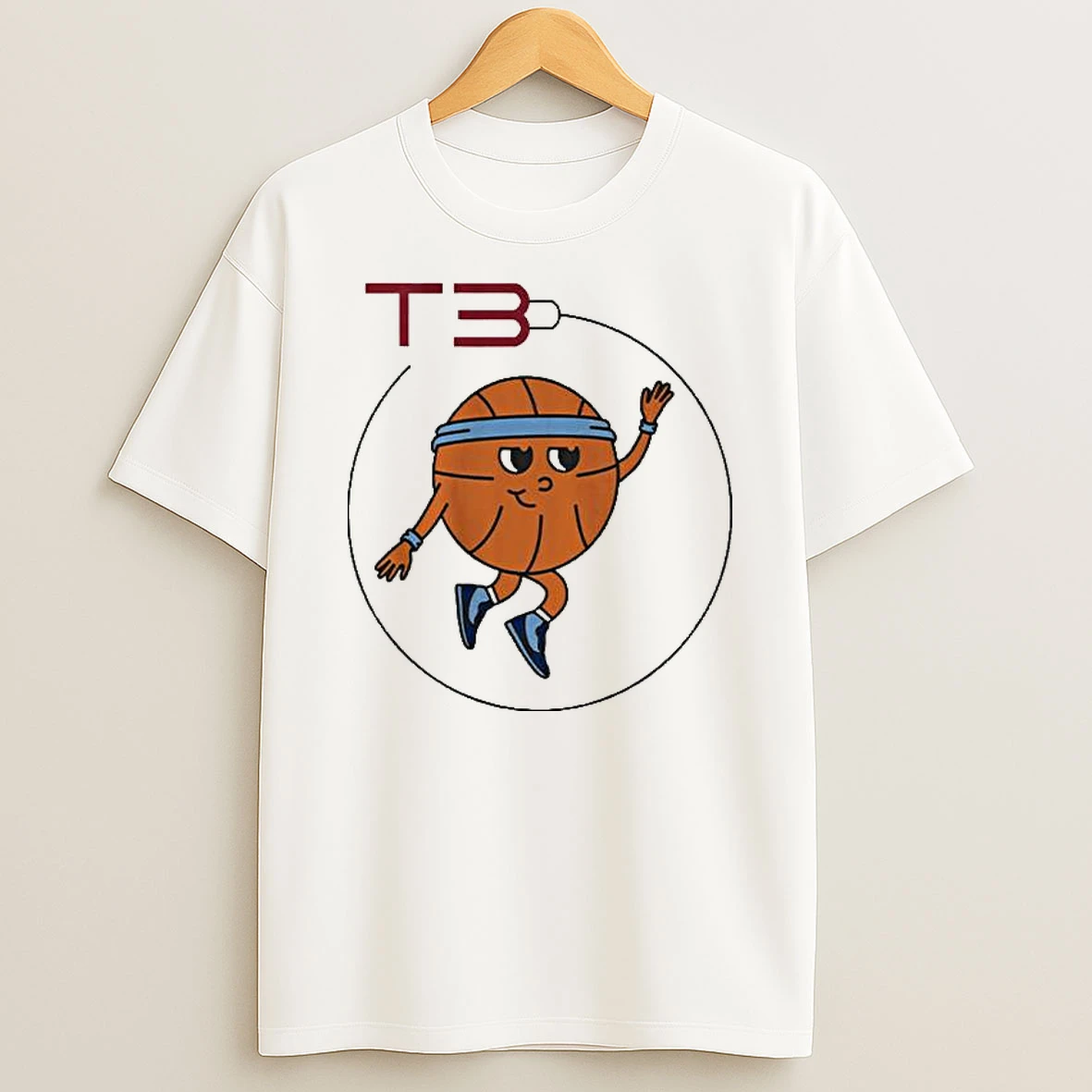T3 Basketball Logo T Shirt