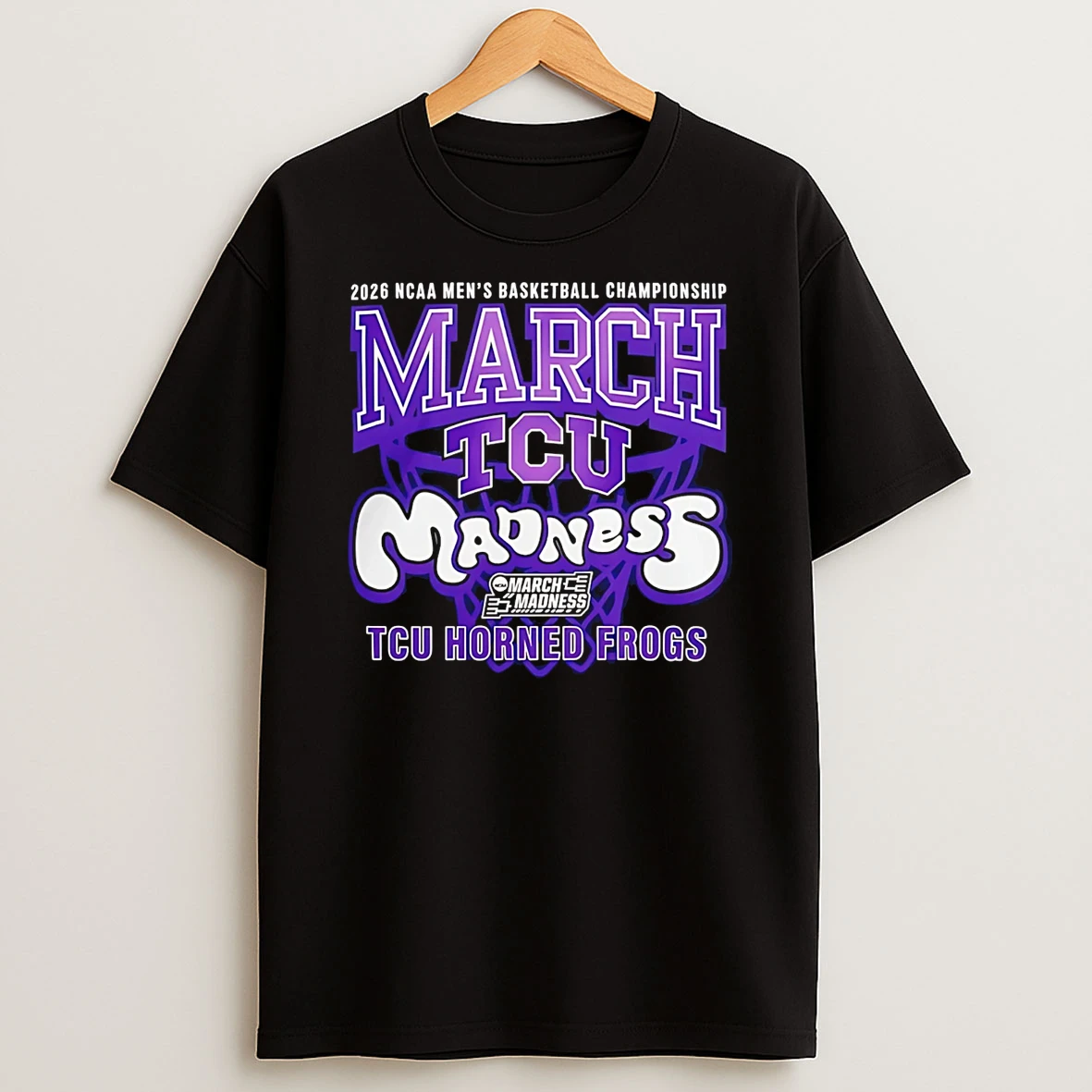 Tcu Horned Frogs 2026 Ncaa Mens Basketball Championship March Madness T Shirt