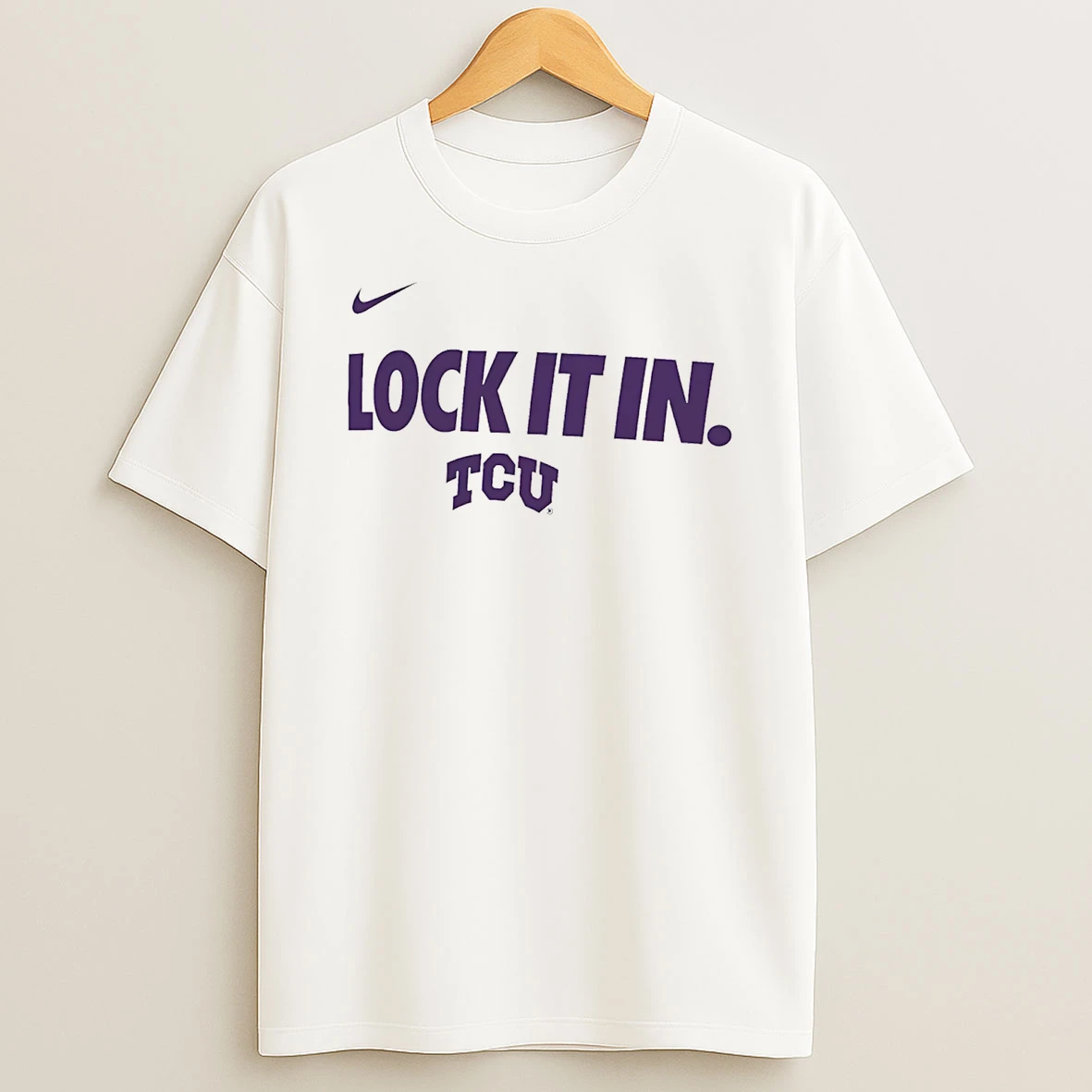 Tcu Horned Frogs Lock It In Logo T Shirt