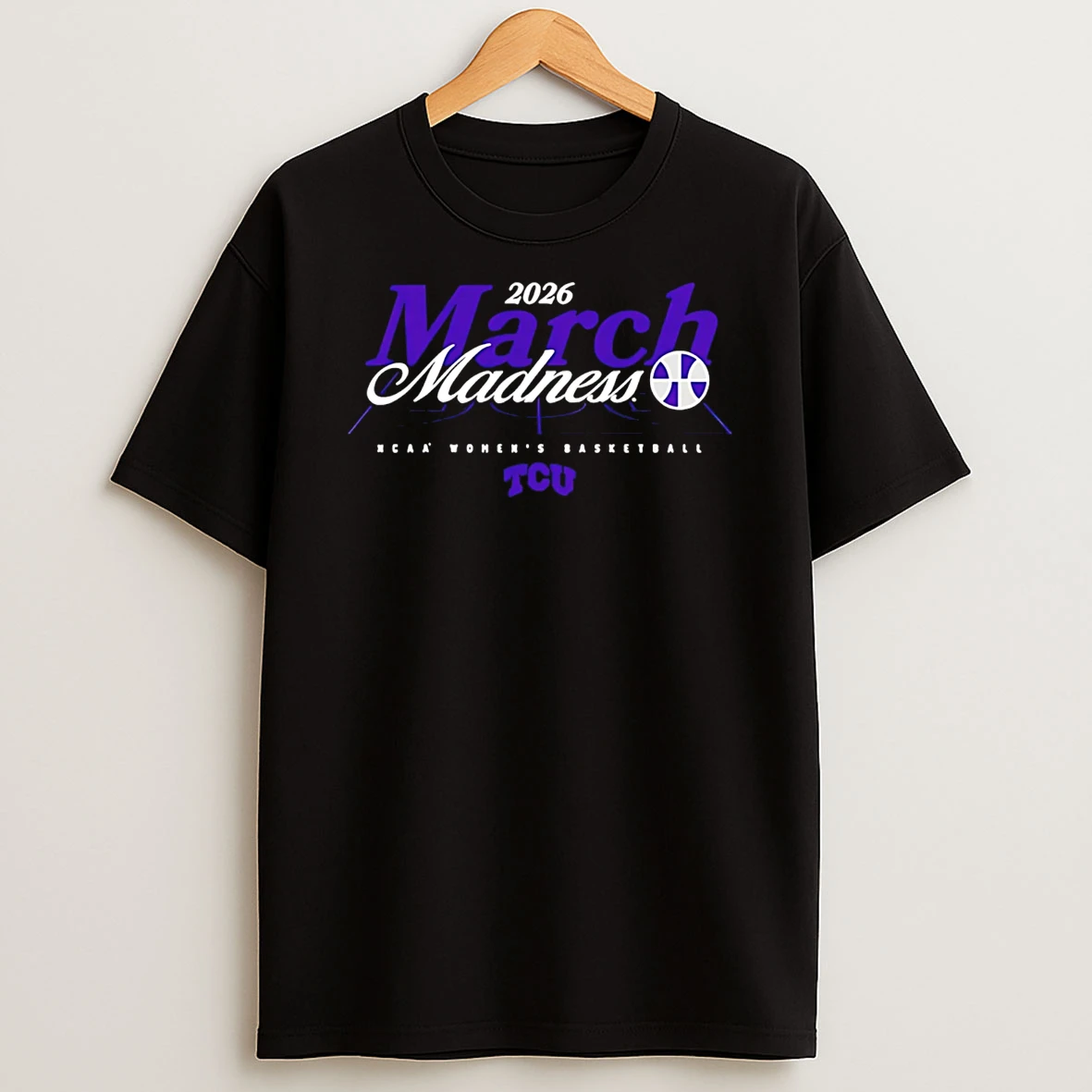 Tcu Womens Basketball Ncaa March Madness 2026 Logo T Shirt