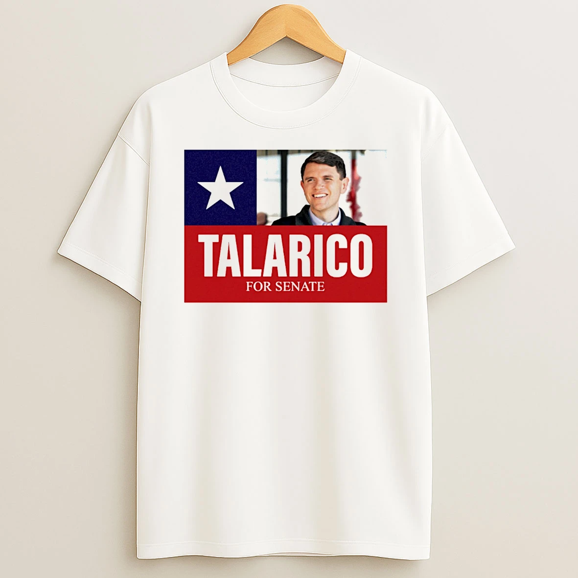 Talarico For Senate Texas Flag 26 T Shirt
