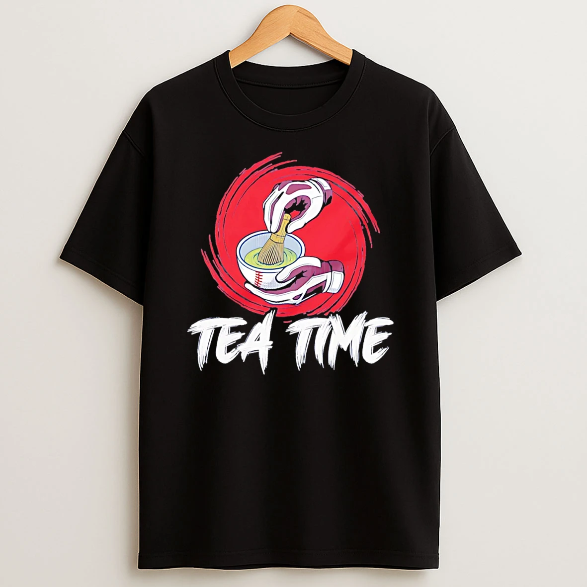 Tea Time Baseball T Shirt