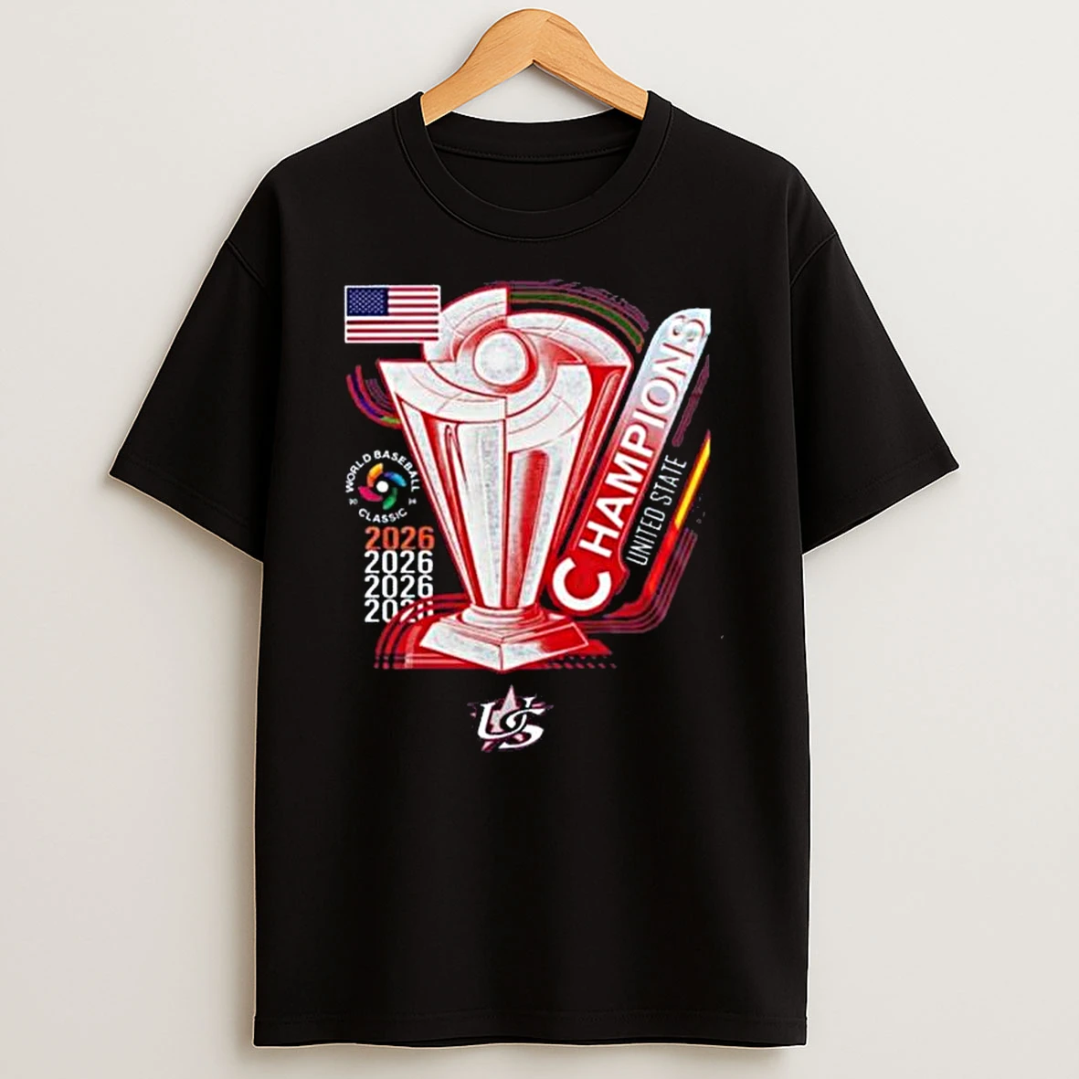 Team Usa 2026 World Baseball Classic Champions T Shirt