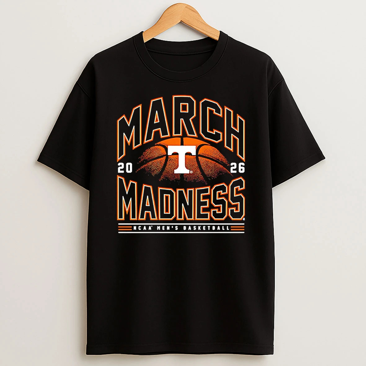 Tennessee Mens Basketball Ncaa March Madness 2026 Logo T Shirt