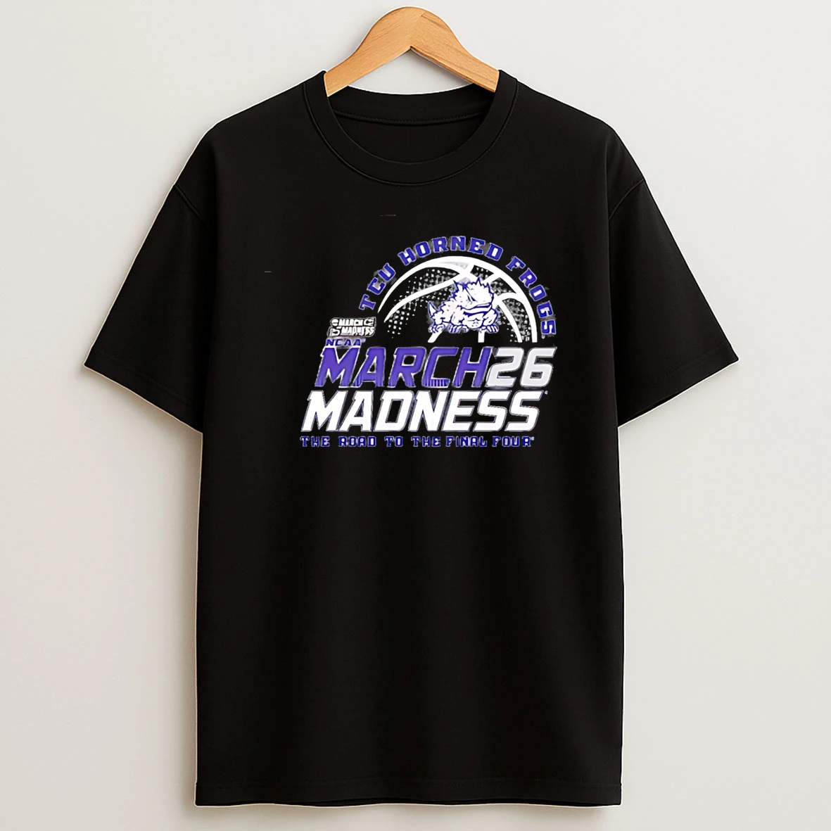 Texas Christian Mens Basketball 2026 March Madness Bound T Shirt
