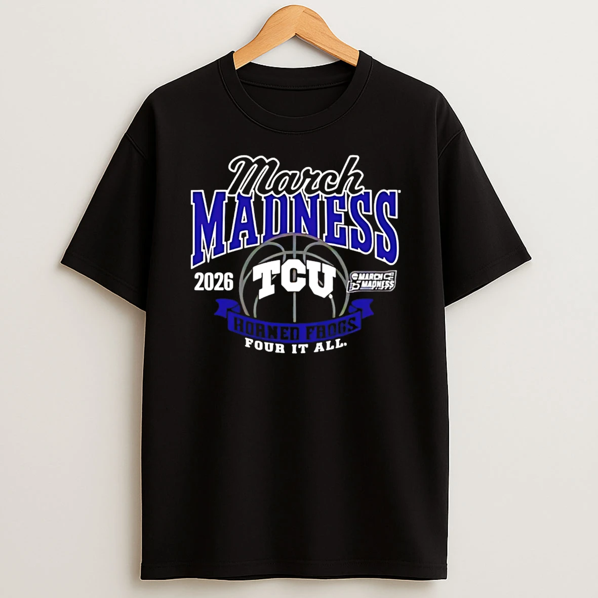 Texas Christian Womens Basketball 2026 March Madness Bound T Shirt