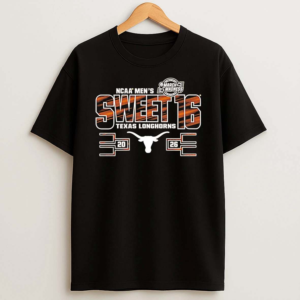 Texas Longhorns 2026 Ncaa March Madness Sweet 16 Bound T Shirt