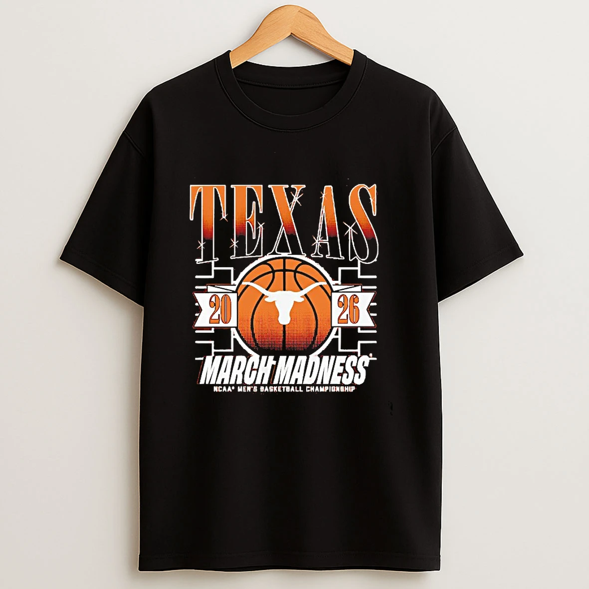 Texas Longhorns 2026 Ncaa Mens Basketball Championship March Madness T Shirt
