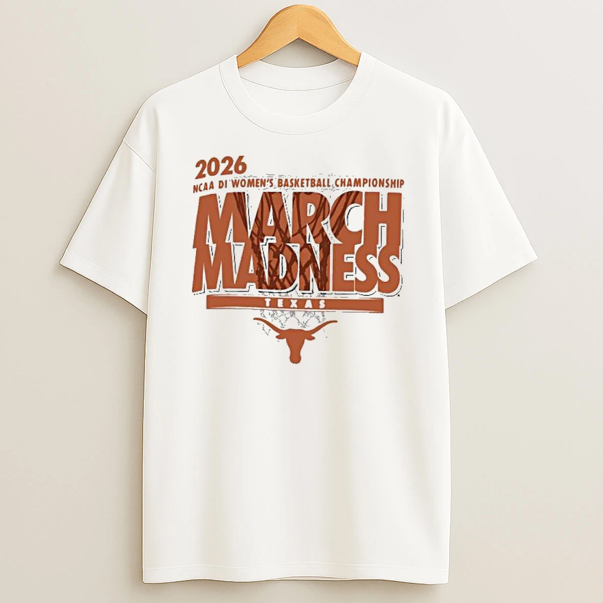 Texas Longhorns 2026 Ncaa Di Womens Basketball Championship March Madness T Shirt