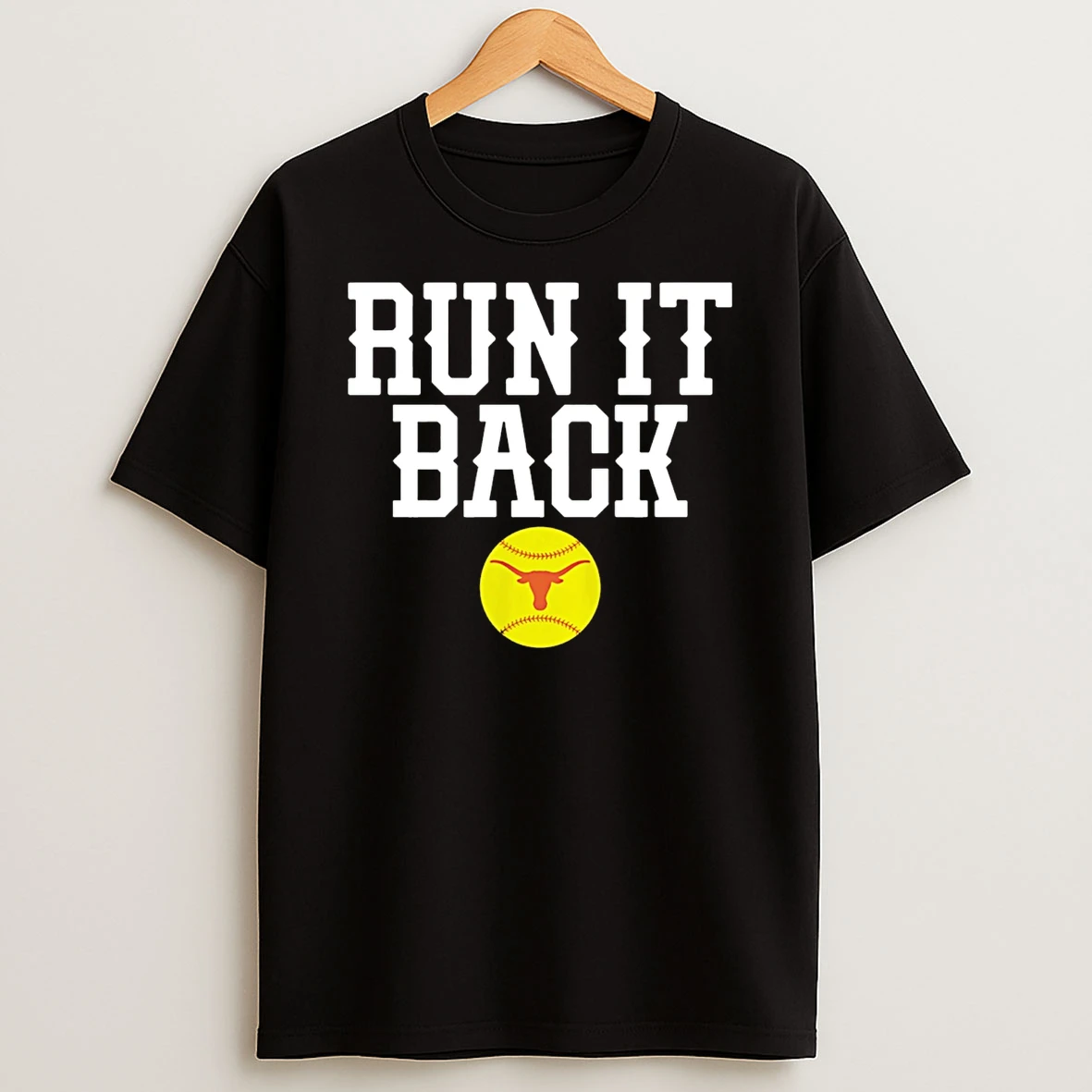 Texas Softball Run It Back Logo T Shirt