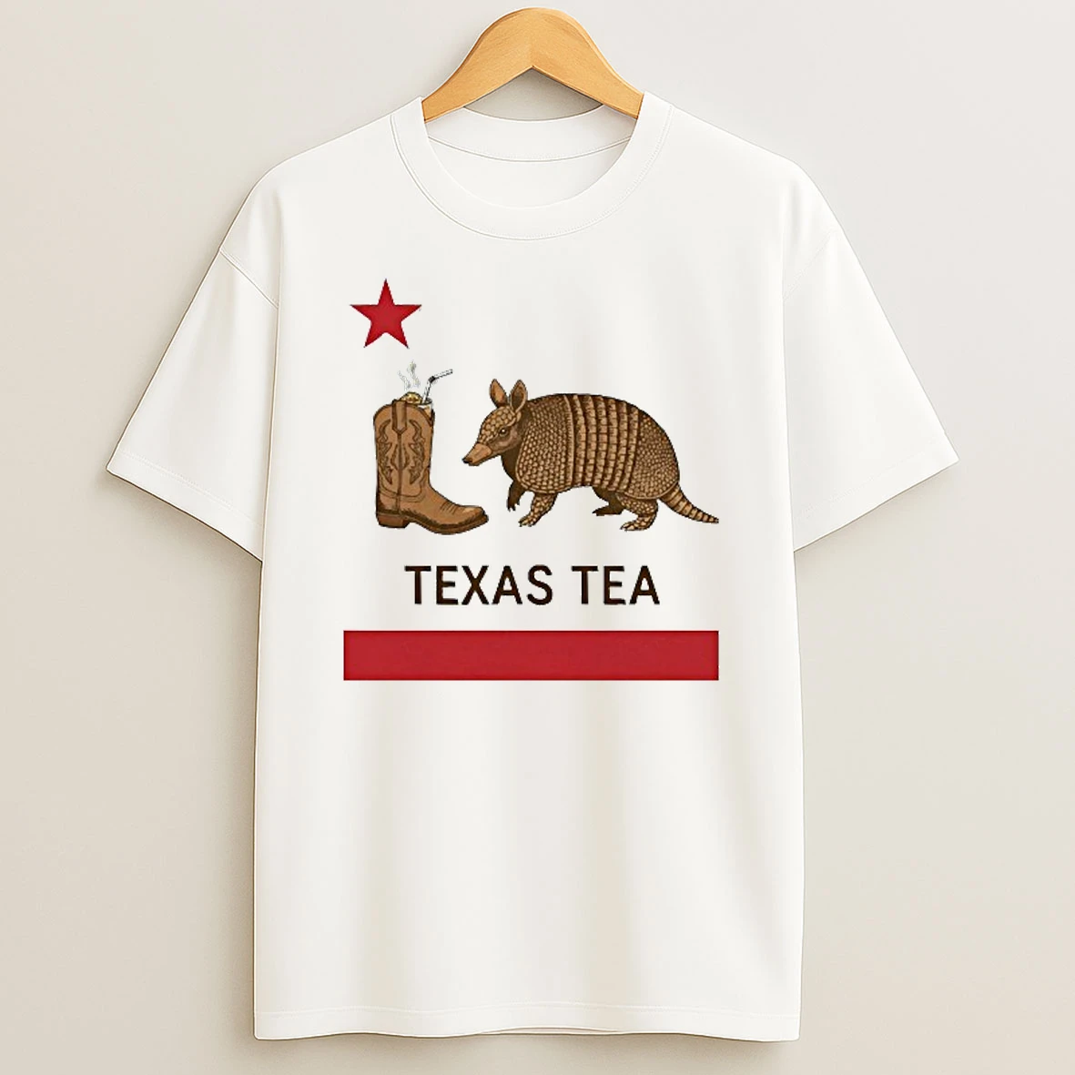 Texas Tea Armadillo Animal T Shirt