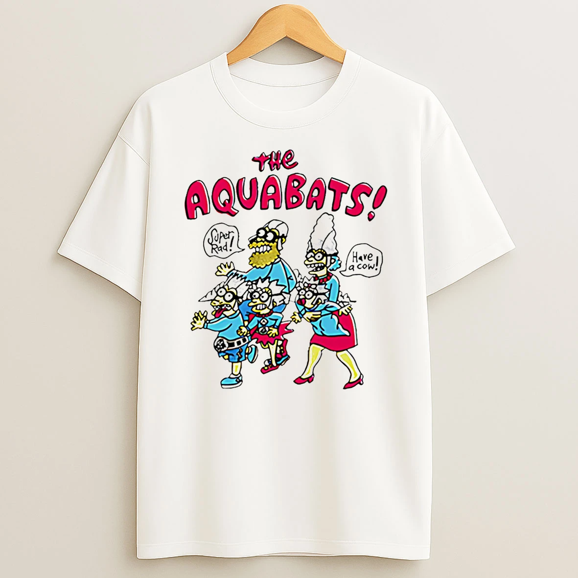 The Aquabats Happy Family Cartoon T Shirt
