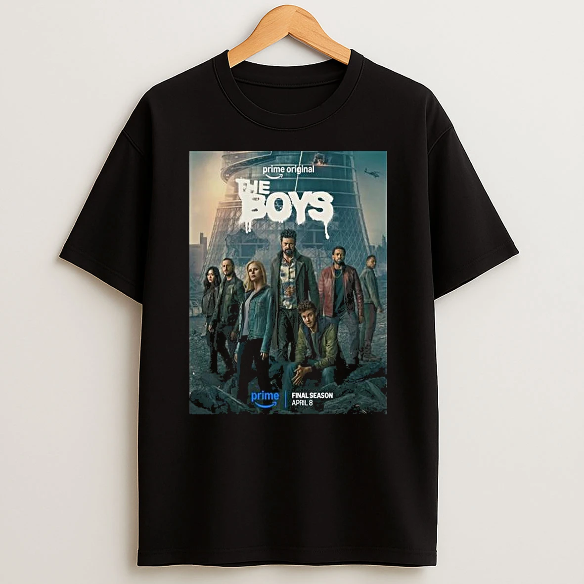 The Boys Final Season Tv Series Coming On April 8 2026 T Shirt