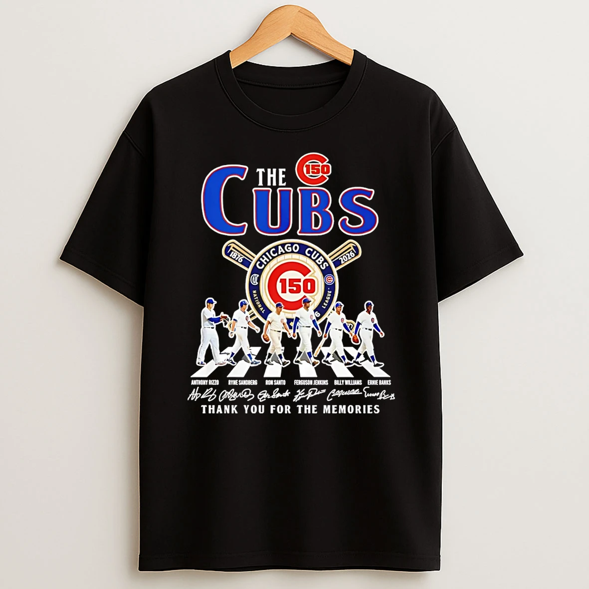 The Cubs 150th Anniversary 1876 2026 Thank You For The Memories T Shirt