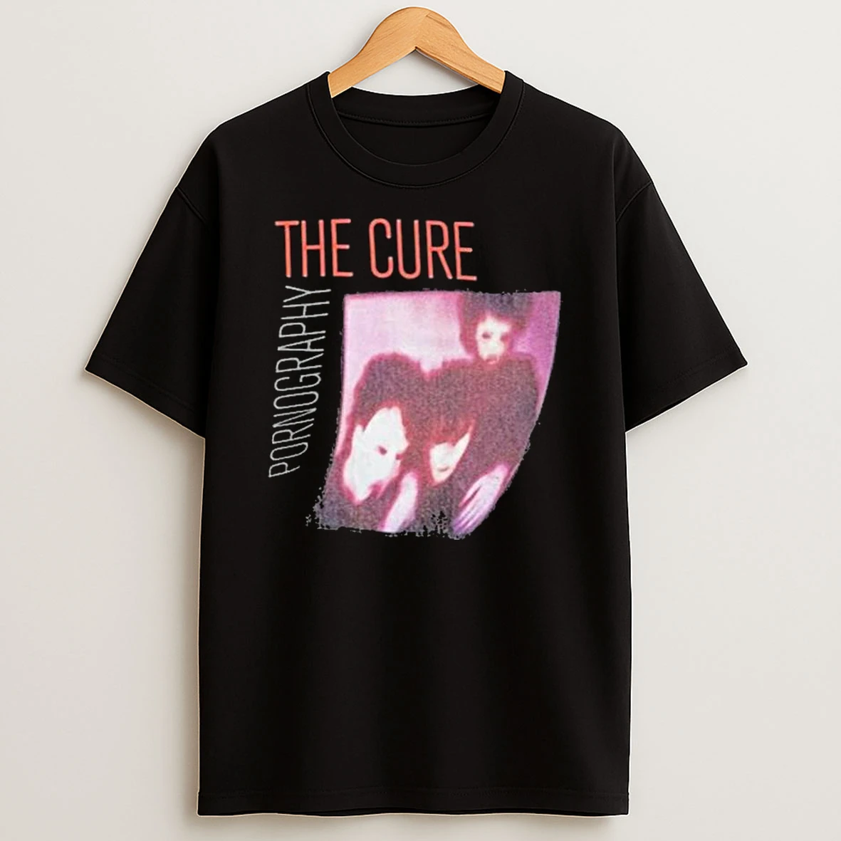 The Cure Pornography Photo Warped T Shirt