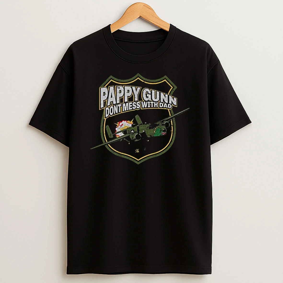 The Fat Electrician Pappy Gunn Dont Mess With Dad T Shirt