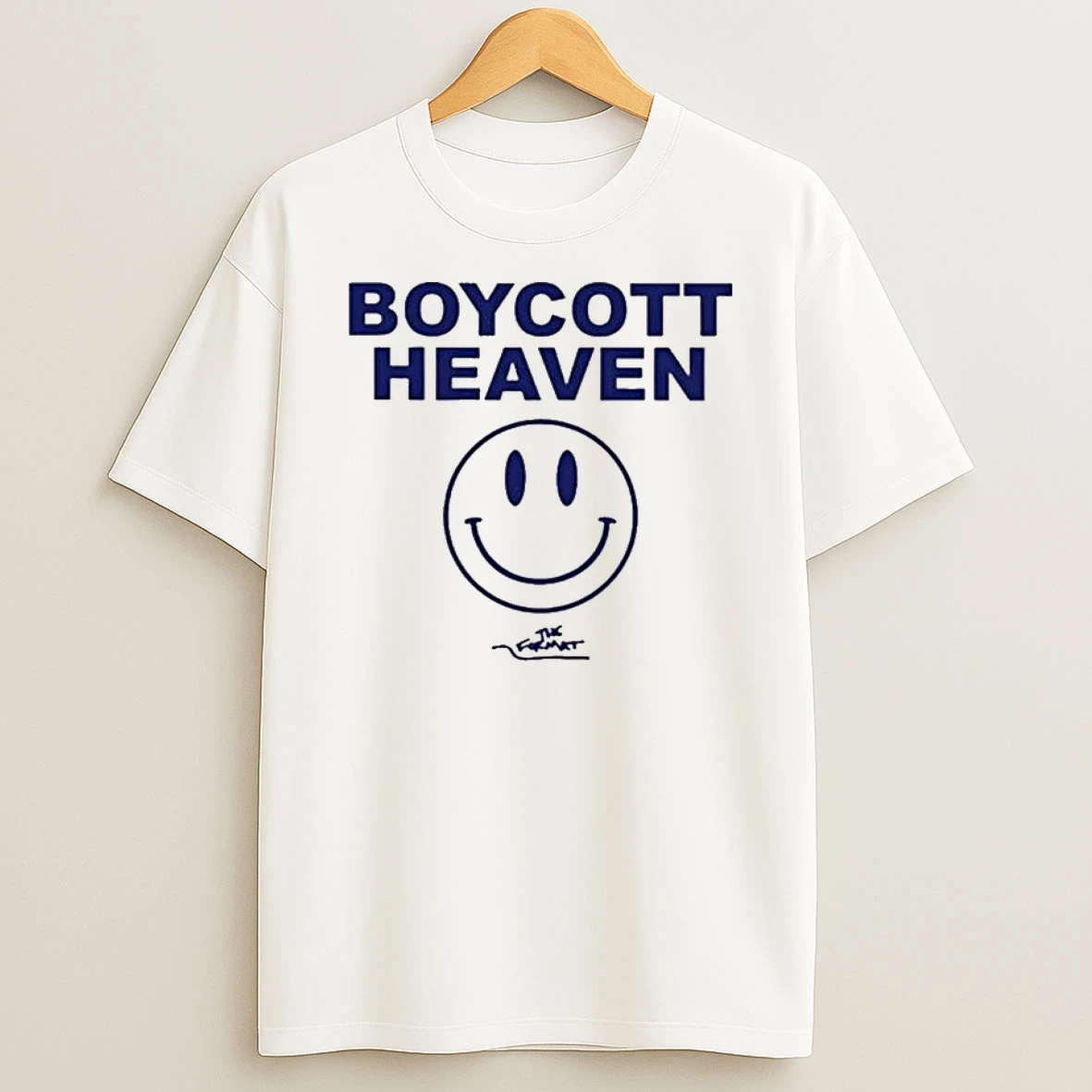 The Format Boycott Heaven Ringer T Shirt