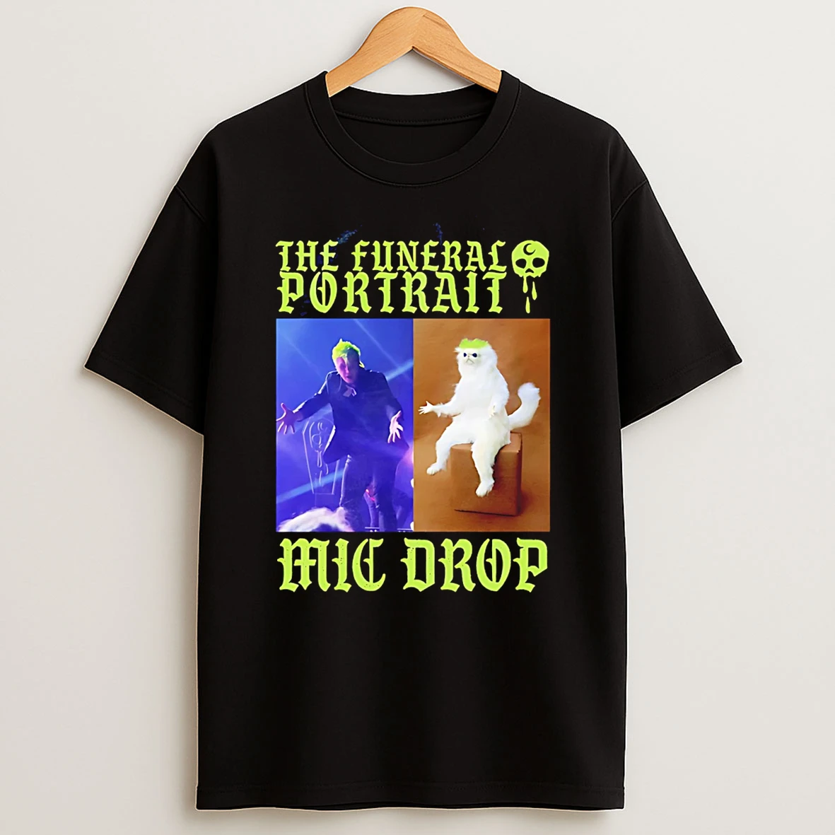 The Funeral Portrait Mic Drop Meme T Shirt