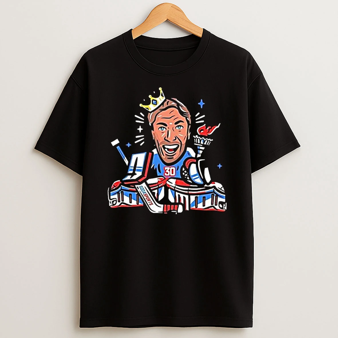 The King Henrik Lundqvist Usa Hockey T Shirt