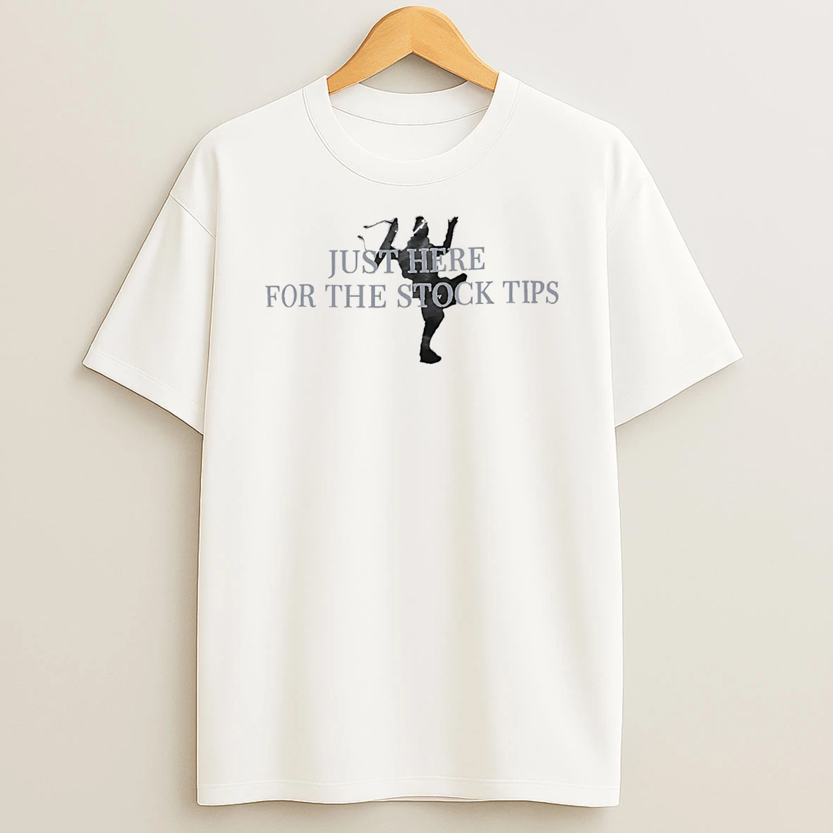 The Lectern Guy Just Here For The Stock Tips T Shirt