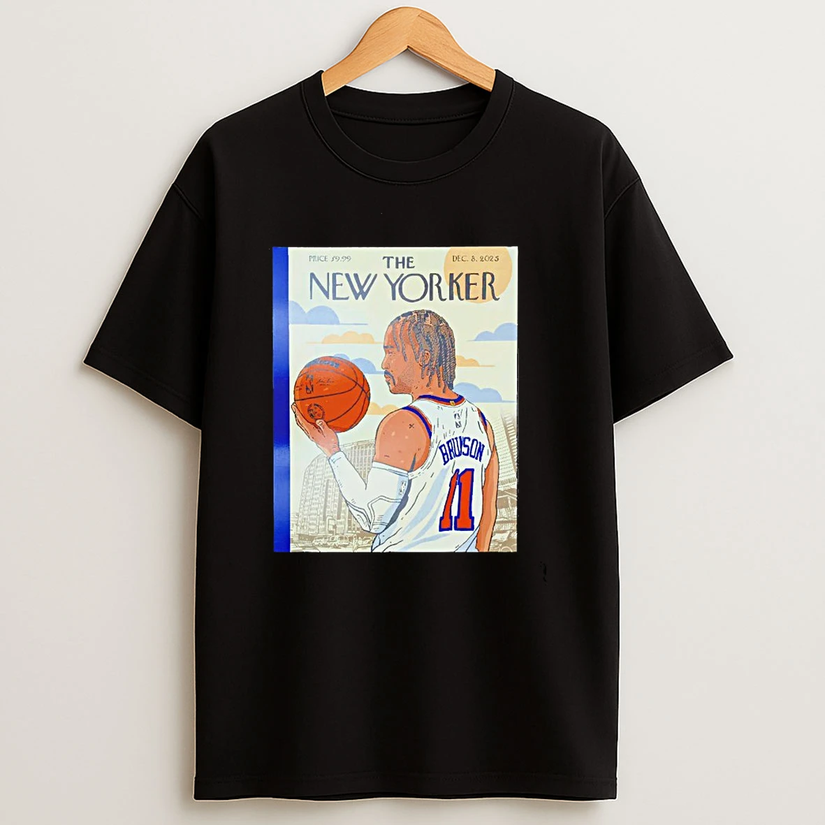 The New Yorker Jalen Brunson New York Knicks Madison Square Garden T Shirt