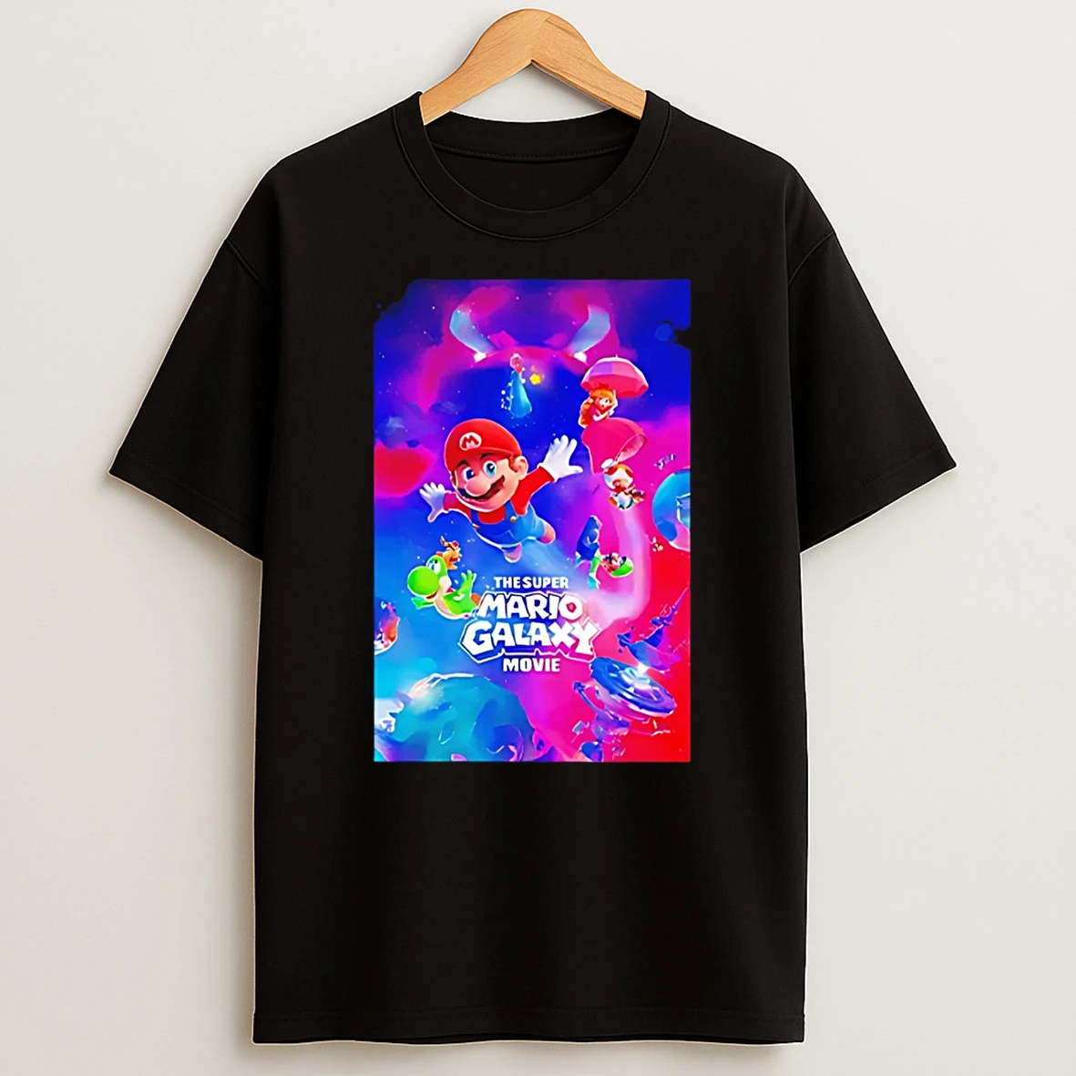 The Super Mario Galaxy Movie Epic Cosmic Adventure T Shirt