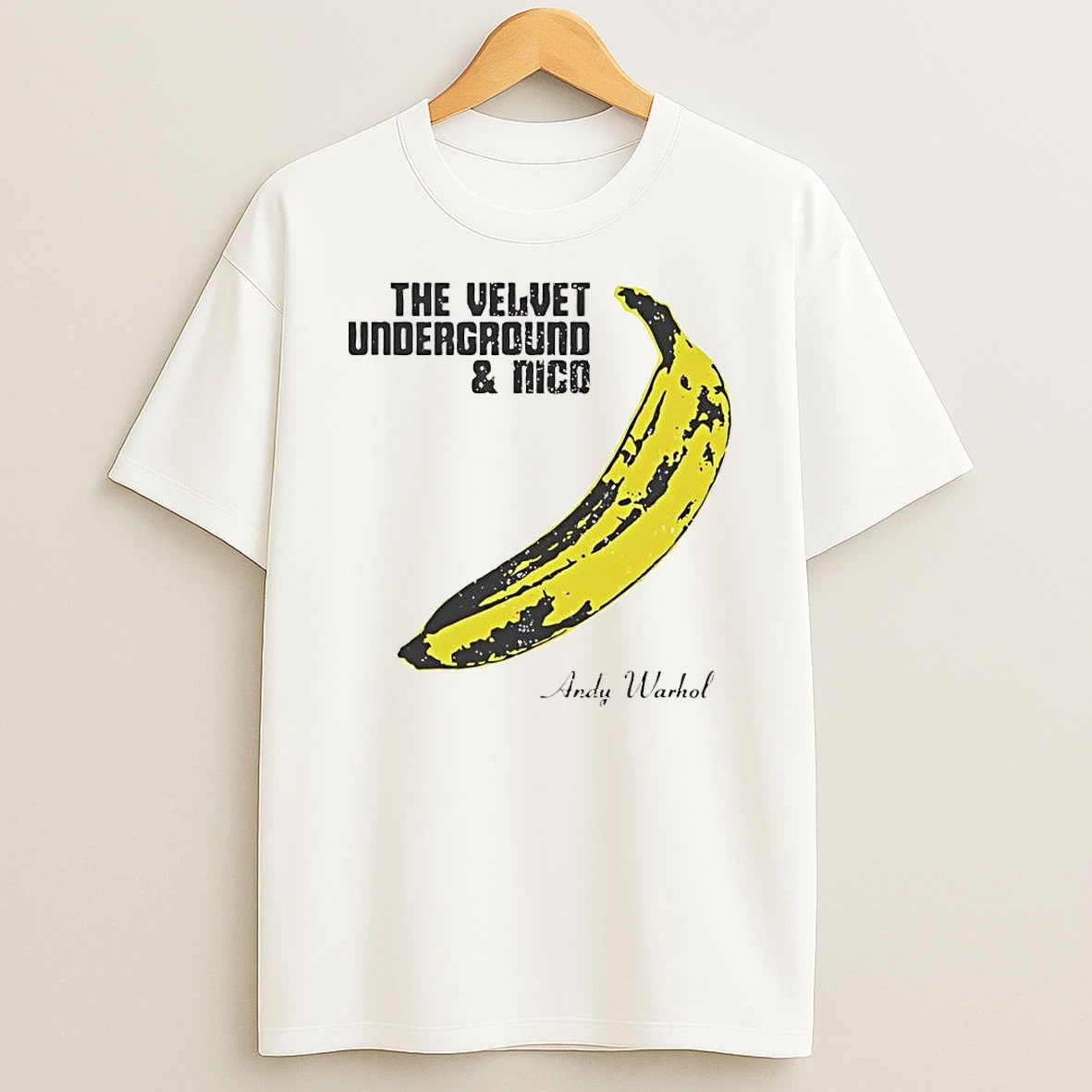 The Velvet Underground Nico Andy Warhol Banana T Shirt