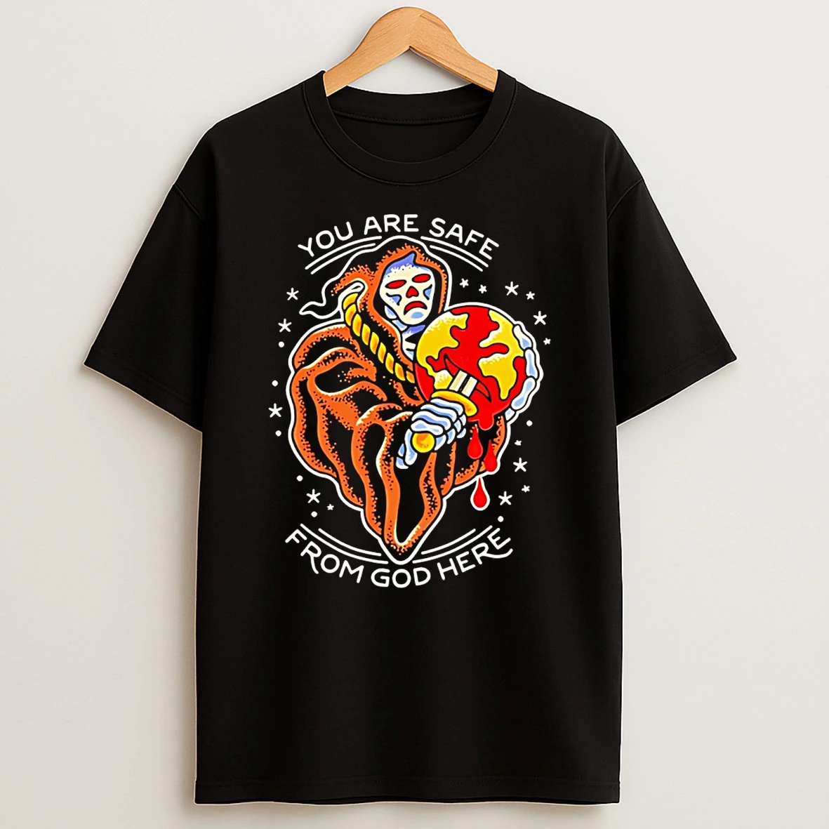 The Acacia Strain You Are Safe From God Here Reaper T Shirt