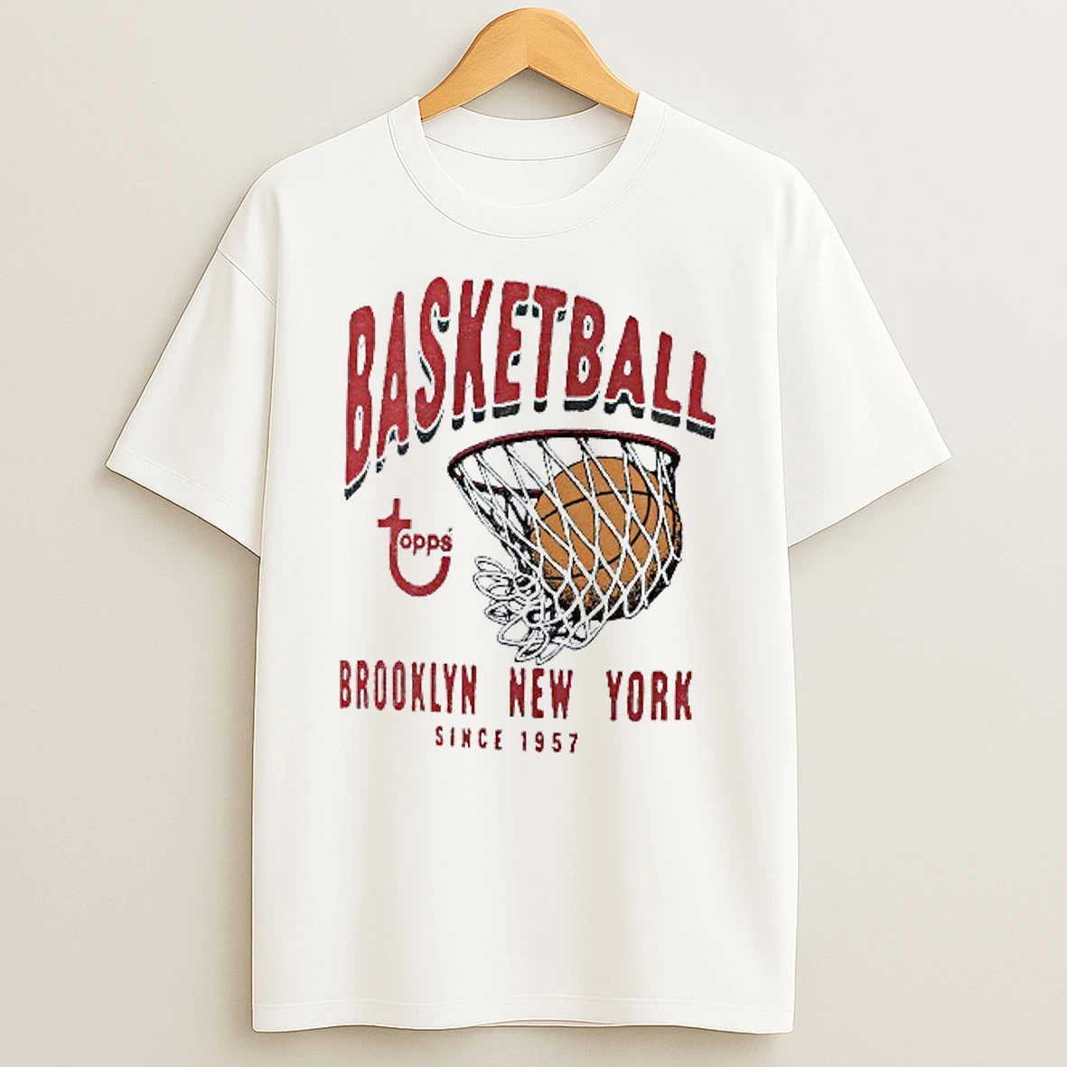 Topps Basketball Brooklyn Nets New York Since 1957 T Shirt