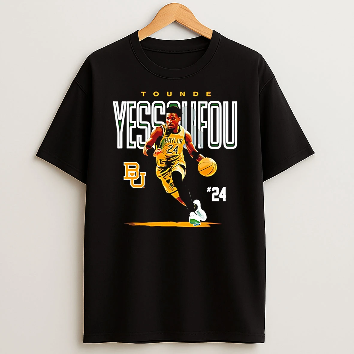 Tounde Yessoufou Baylor Basketball Ncaa Player Collage T Shirt