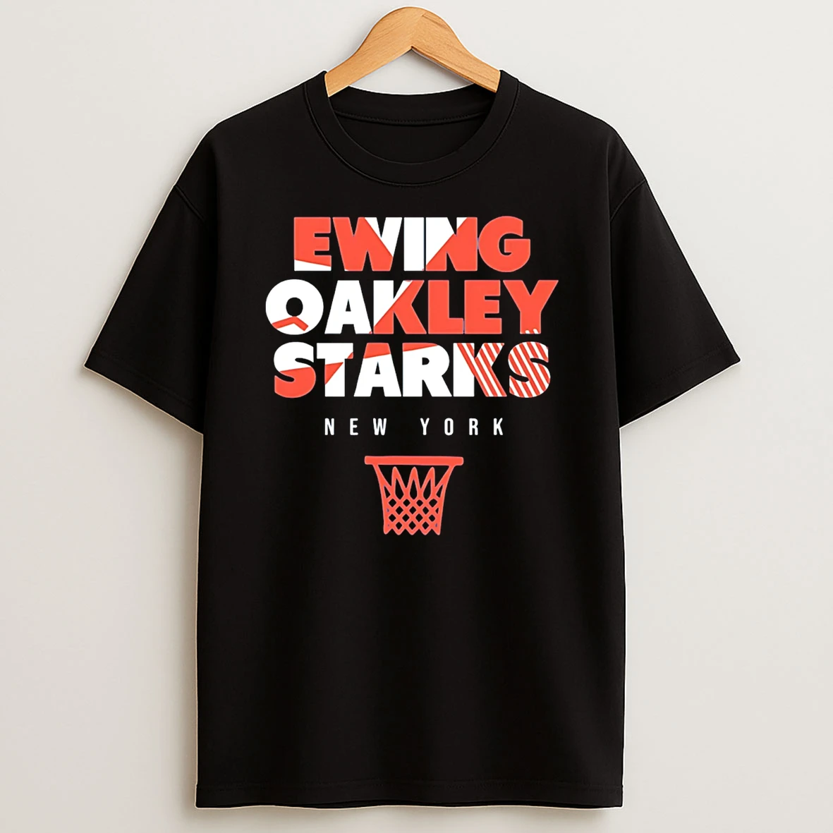 Tracy Morgan Ewing Oakley Starks New York Basketball T Shirt