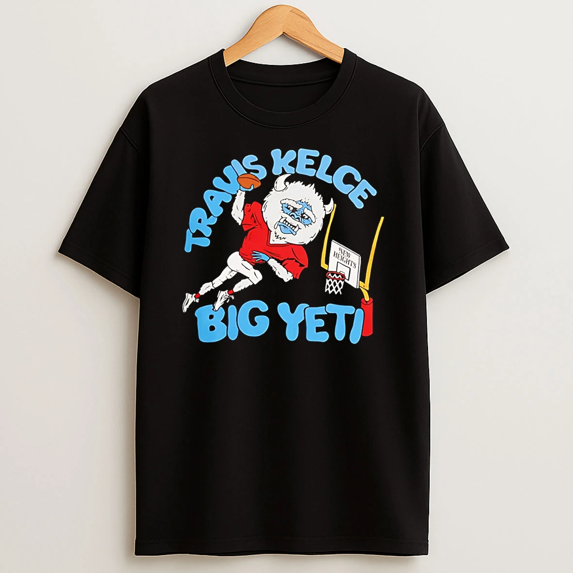 Travis Kelce Big Yeti Cartoon T Shirt