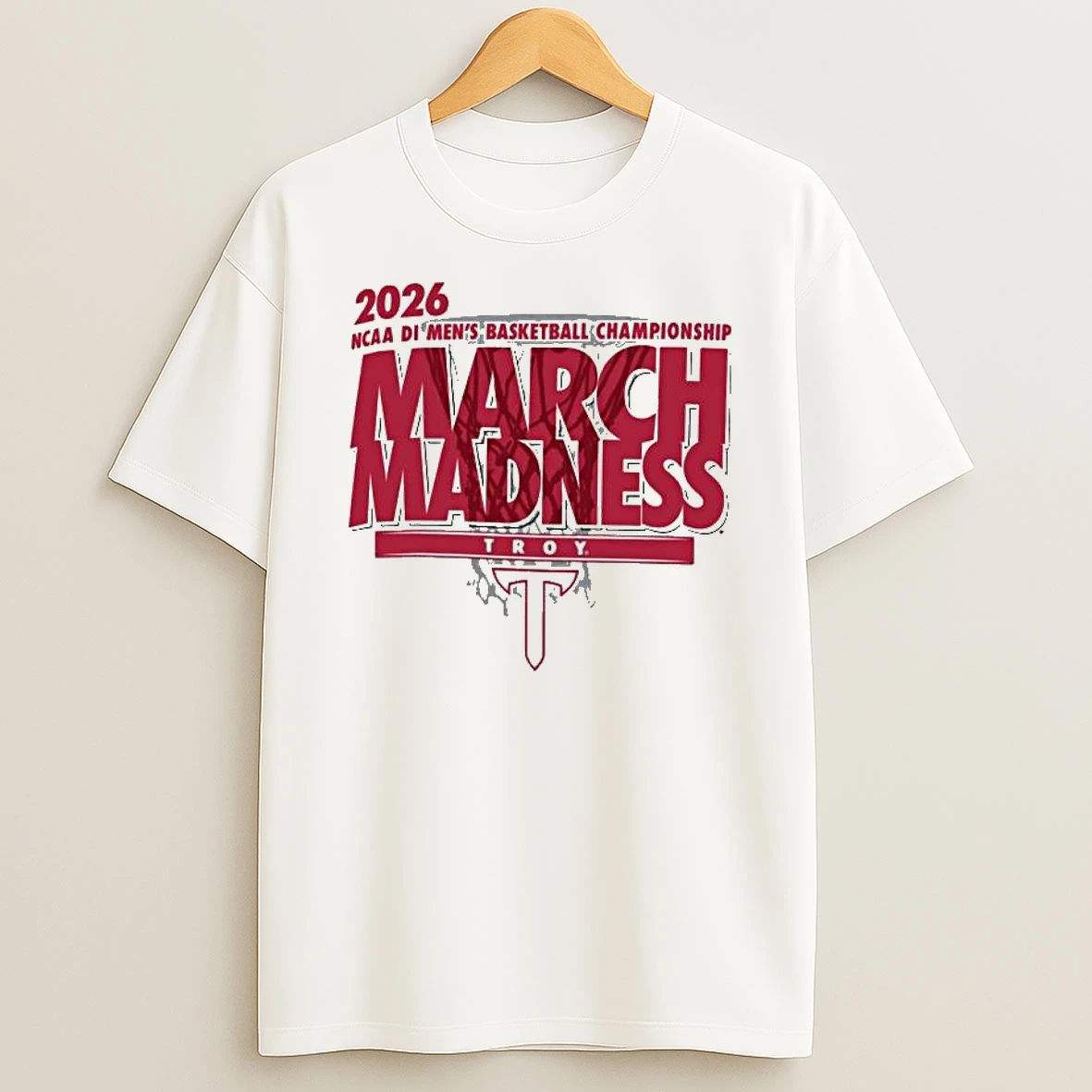Troy Trojans 2026 Ncaa Di Mens Basketball Championship March Madness T Shirt