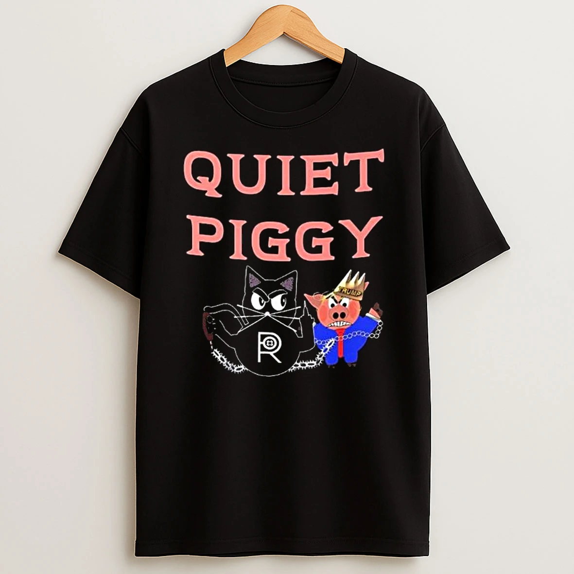 Trump Quiet Piggy Dark T Shirt