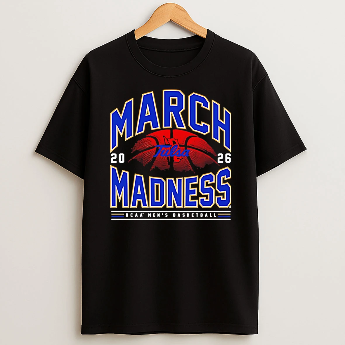 Tulsa Mens Basketball Ncaa March Madness 2026 Logo T Shirt