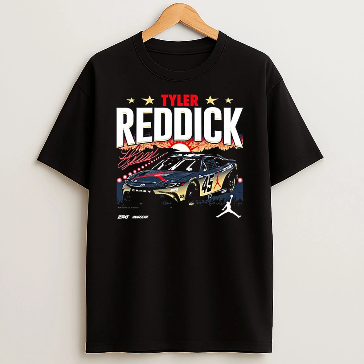 Tyler Reddick Classic Ink Black Scheme T Shirt