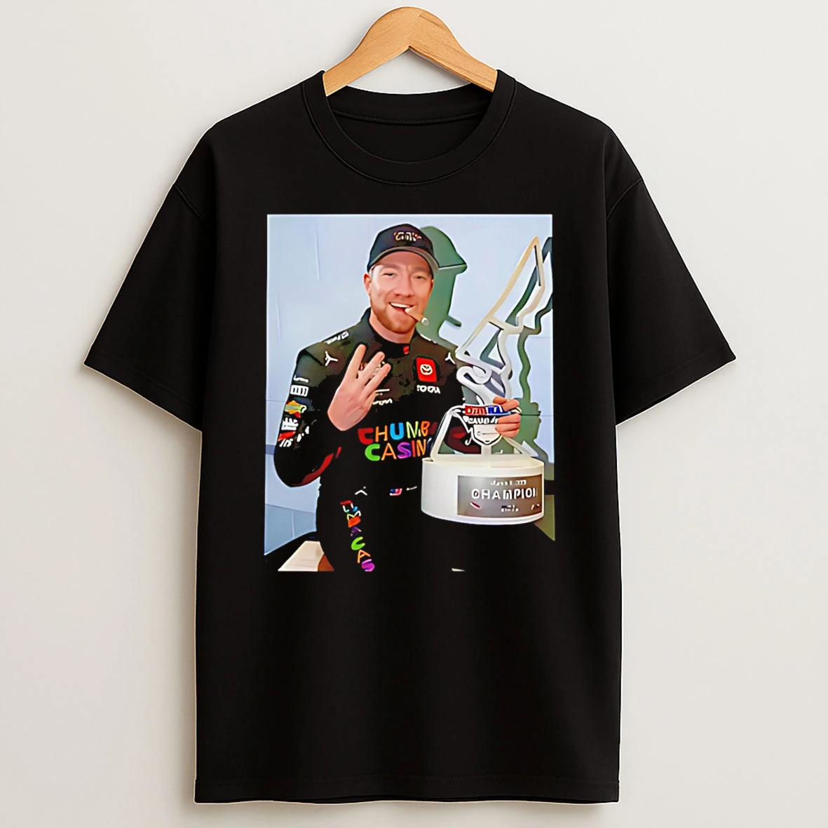 Tyler Reddick Three Peat Smoking T Shirt