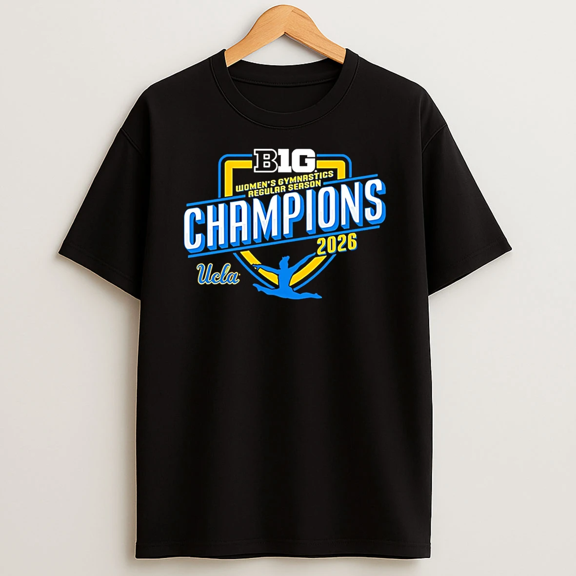 Ucla Bruins 2026 Big Ten Womens Gymnastics Regular Season Champions T Shirt