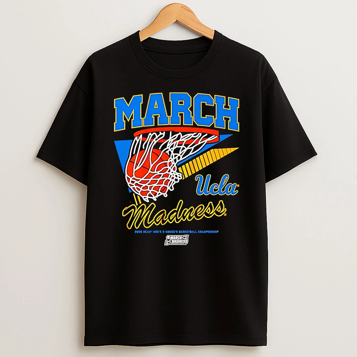 Ucla Bruins Mbb Wbb 2026 March Madness Retro Swish T Shirt