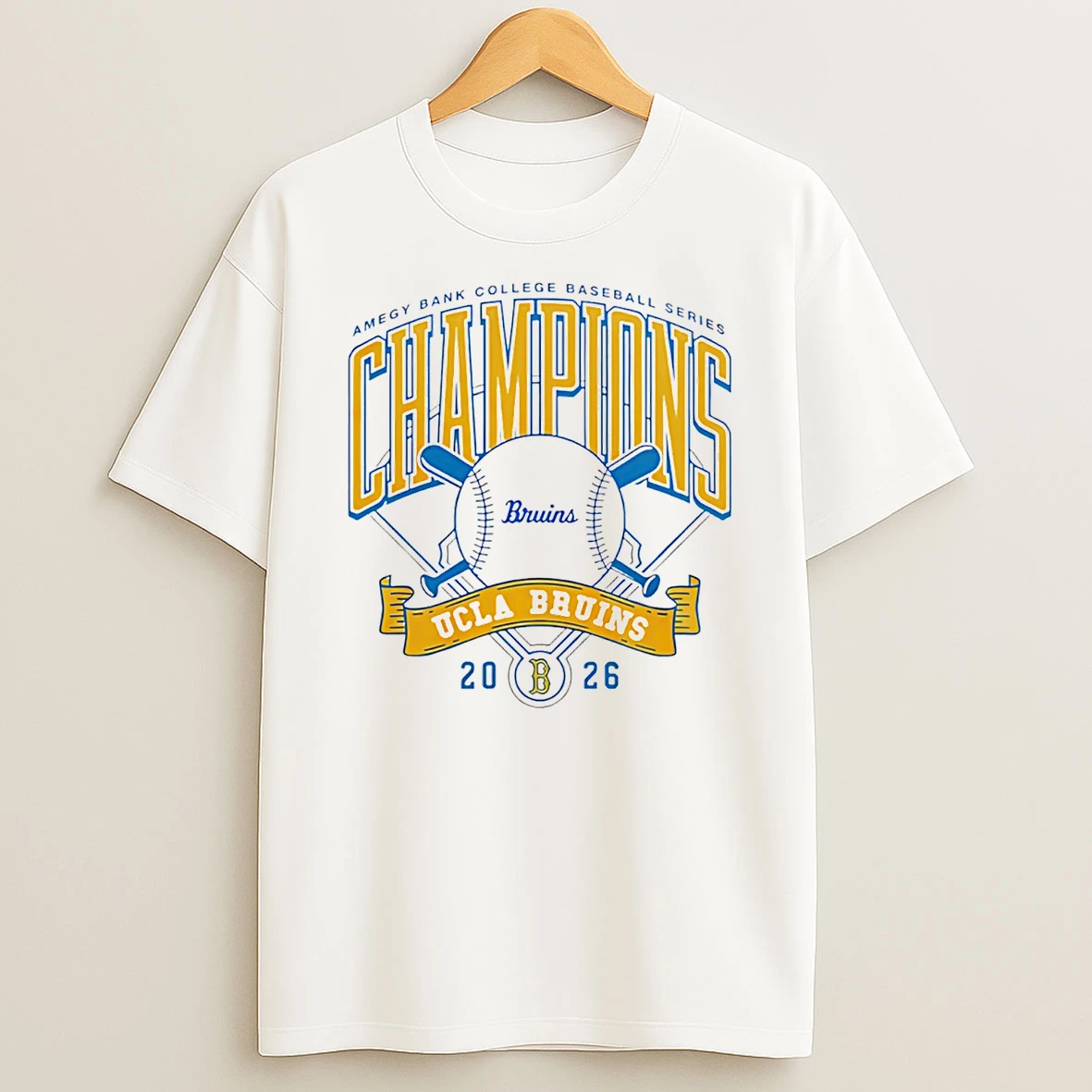Ucla Bruins X Amegy Bank College Baseball Series Champions 2026 T Shirt