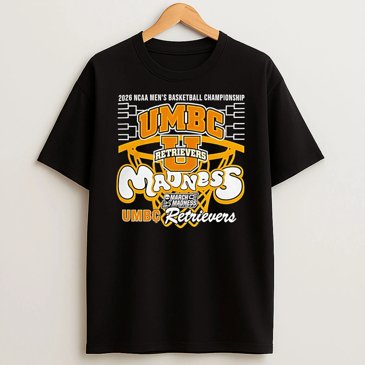 Umbc Retrievers 2026 Ncaa Mens Basketball Championship March Madness T Shirt