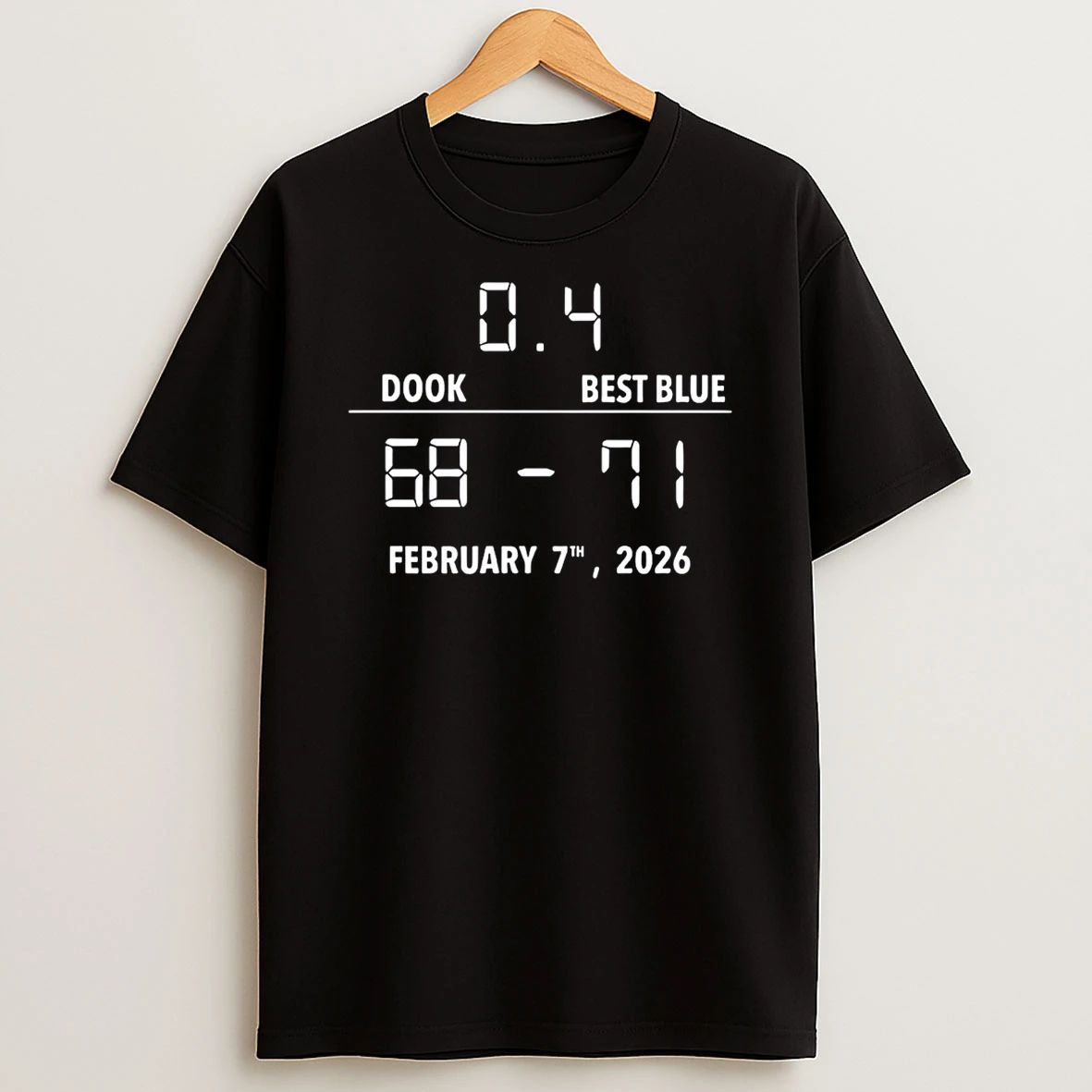 Unc Beat Dook 4 Seconds Feb 7th 2026 T Shirt