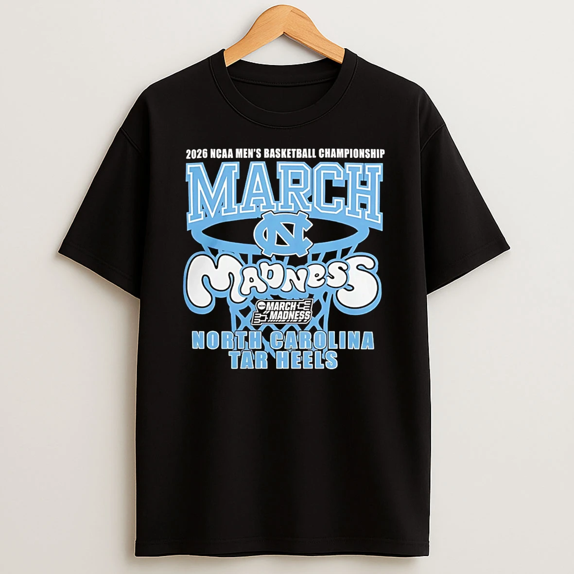 Unc Tar Heels 2026 Ncaa Mens Basketball Championship March Madness T Shirt